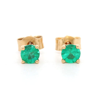 Emerald Stud Earrings