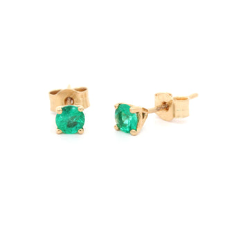 Emerald Stud Earrings