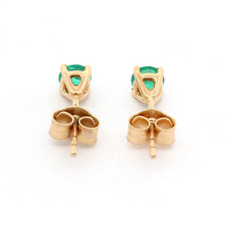 Emerald Stud Earrings