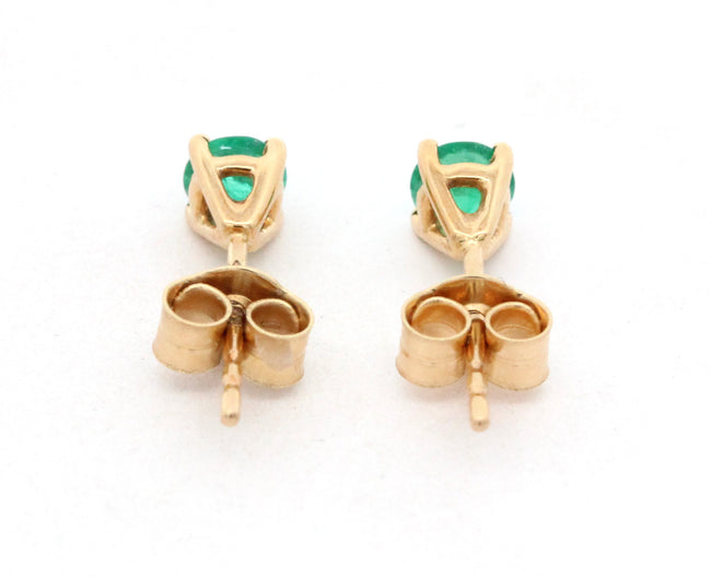 Emerald Stud Earrings