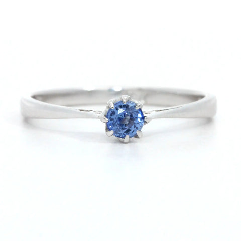 Blue Sapphire Promise Ring