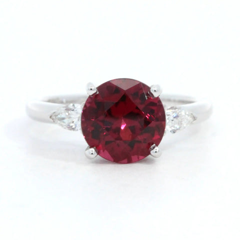 Garnet and Diamond Ring