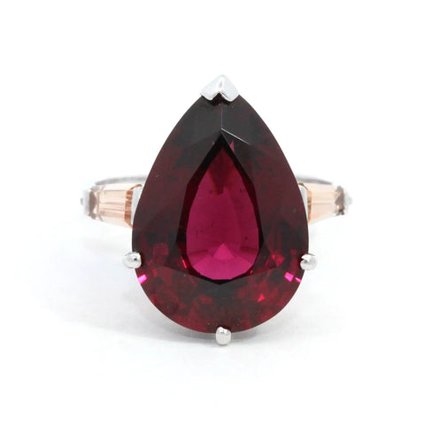 Garnet and Topaz Ring