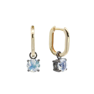 'Snowdrop' Labradorite Charm Earrings