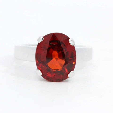 Oval Garnet Ring